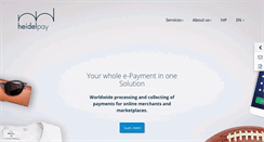 Desktop Screenshot of heidelpay.com